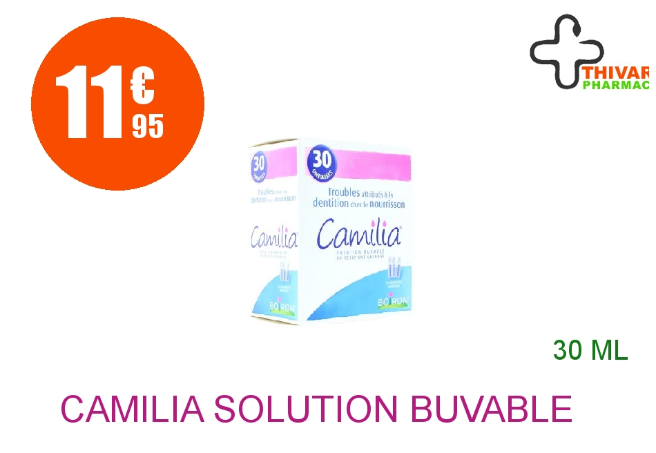 Achetez CAMILIA Solution Buvable 30 Unidose de 1ml