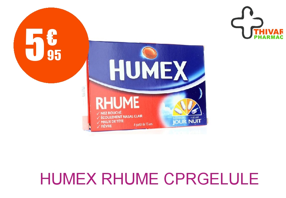 Achetez HUMEX RHUME Cpr/Gélule Plaquette de 16