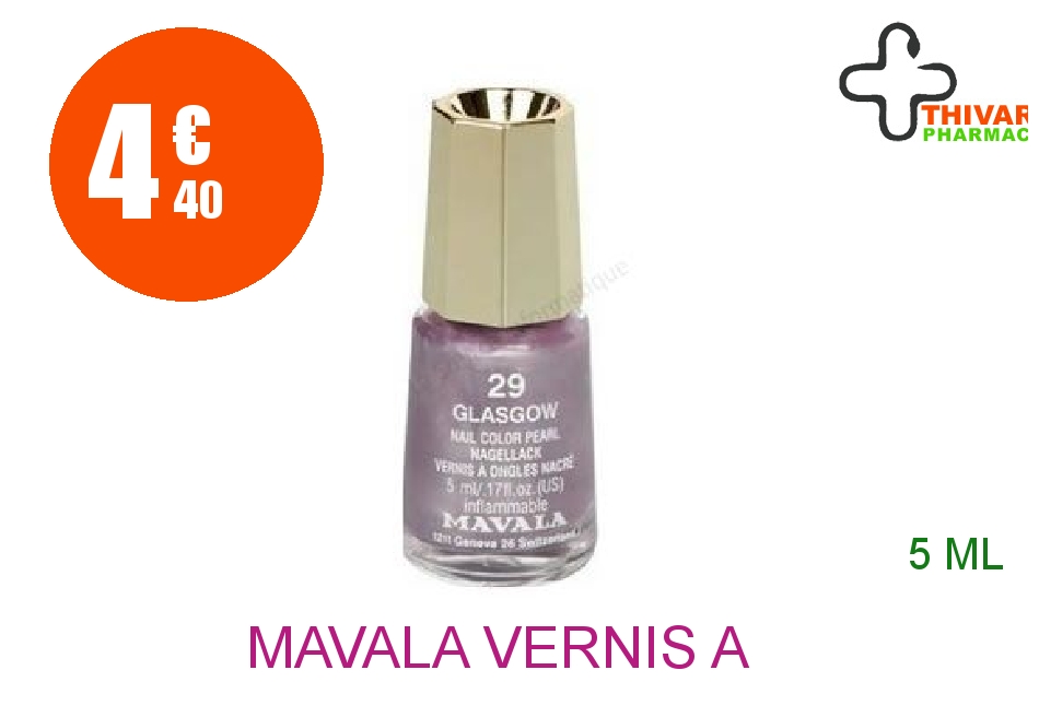 Achetez MAVALA Vernis à ongles glasgow mini Flacon de 5ml