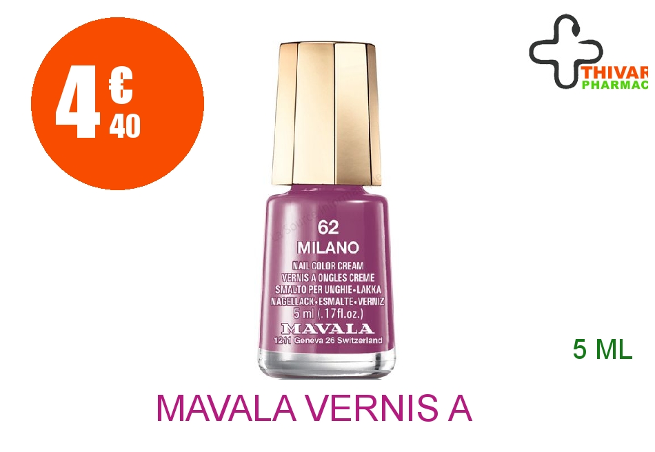 Achetez MAVALA Vernis à ongles milano mini Flacon de 5ml