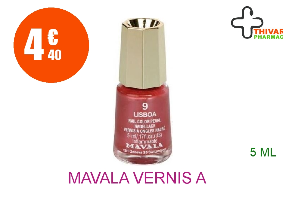 Achetez MAVALA Vernis à ongles lisboa mini Flacon de 5ml