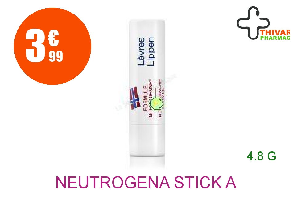 Achetez NEUTROGENA Stick à lèvres Tube de 4,8g