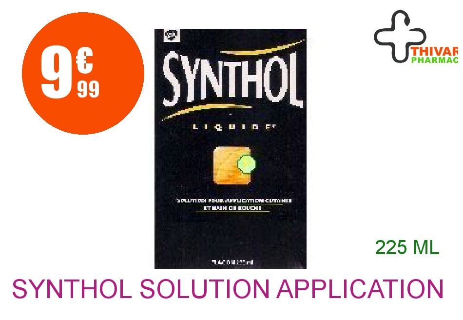 Achetez SYNTHOL Solution Application Cutanée Flacon de 225ml