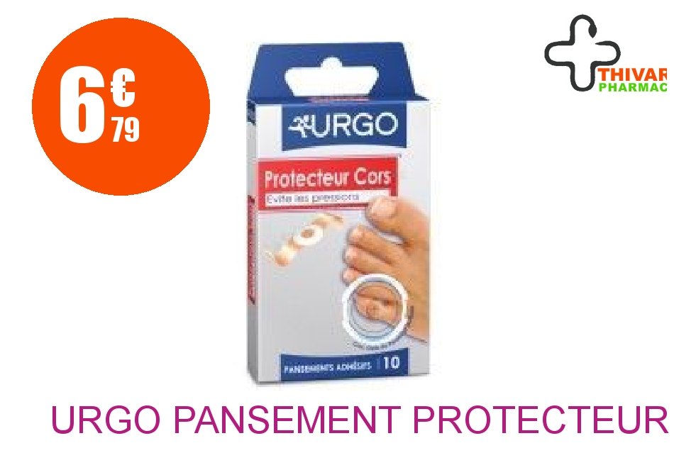 Achetez URGO Pansement protecteur cors Boîte de 10