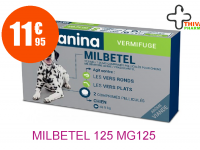 MILBETEL 12,5 mg/125 mg Comprimé chien Boîte de 2