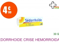 SEDORRHOIDE CRISE HEMORROIDAIRE Crème Rectal Tube de 30g